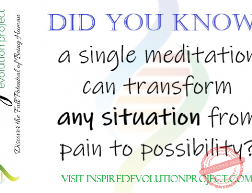 Did you know a single meditation can transform ANY SITUATION from pain to possibility?